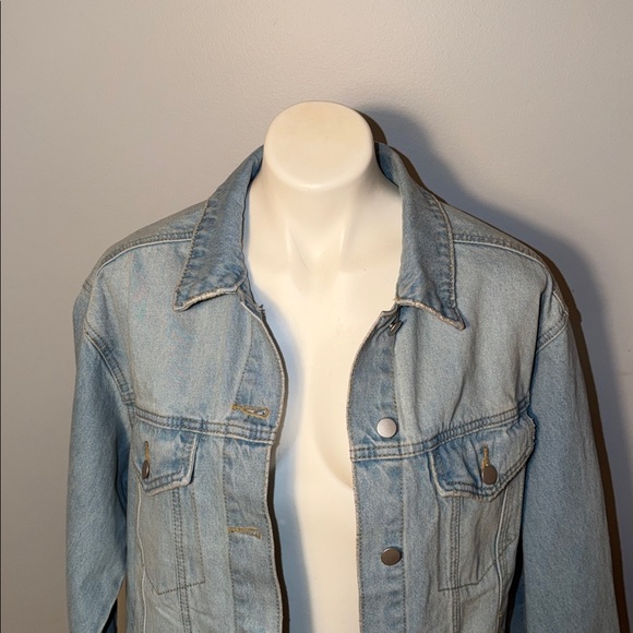 Isabel by Ingrid & Isabel denim “Mama” maternity jacket. NWT. X-Large. - Picture 6 of 16